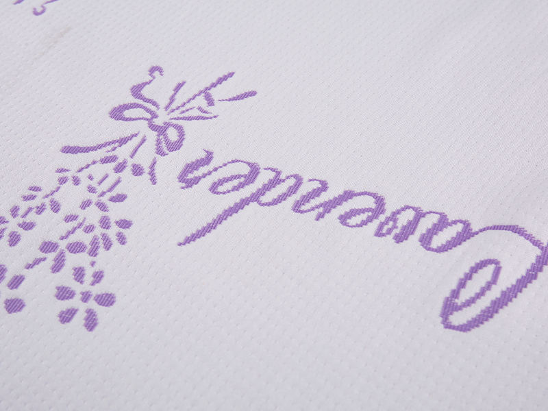 Kain poliester lavender
